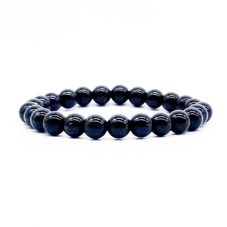 Gemstone Kits and Gift Sets - Black Tourmaline Crystal Bracelet 8mm Beads