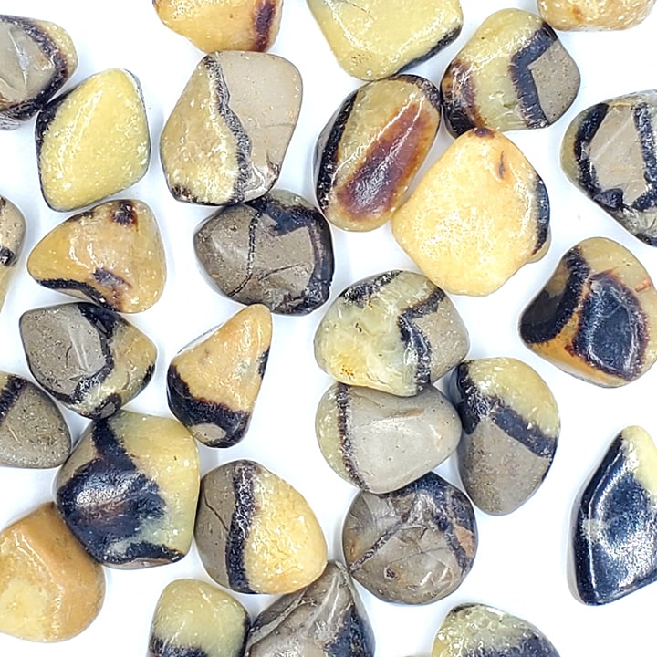 Septarian Yellow Brown Crystal Healing From Madagascar