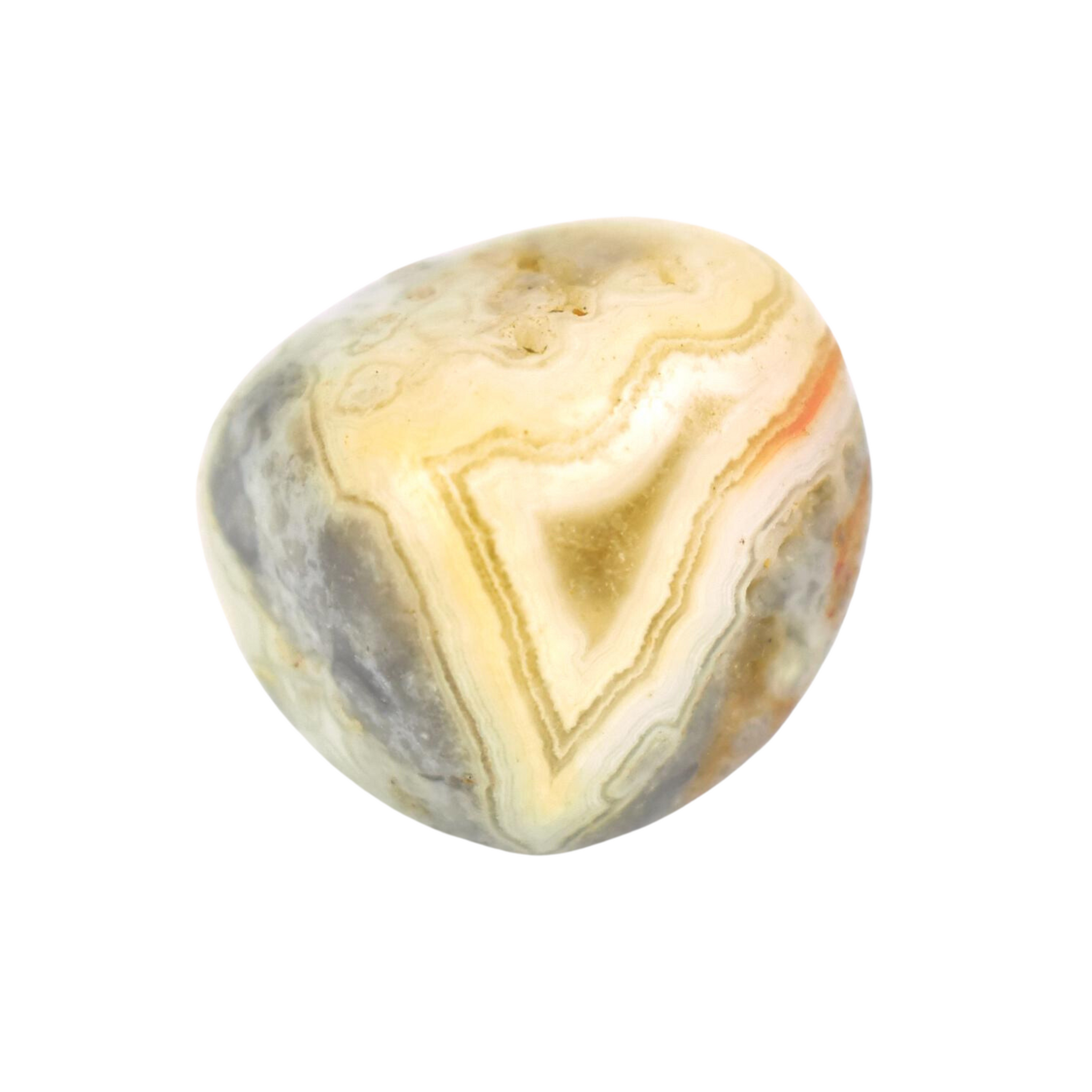 Crazy Lace Agate Crystal, Tumbled Stone