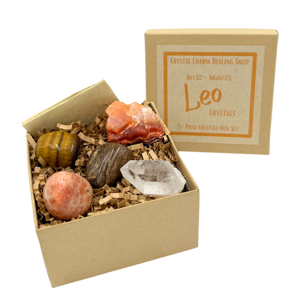 leo-zodiac-crystals-healing-birthday-gift-set