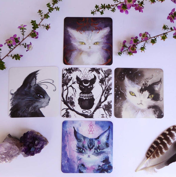 spirit_cats_oracle_tarot_cards_deck_water_color