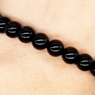 black tourmaline gemstone bracelet