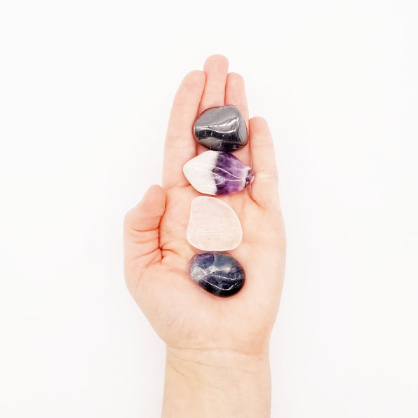 crystals for deep meditation gift set