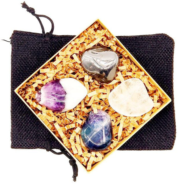 crystals for meditation gift set