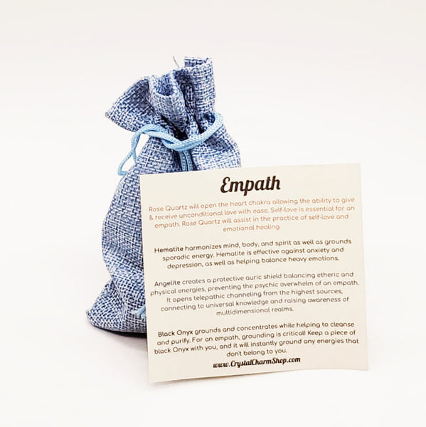 empath crystals gift bag