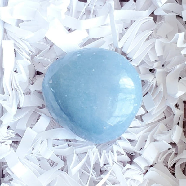 jumbo tumbled blue angelite crystal
