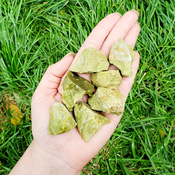 natural raw green opa;