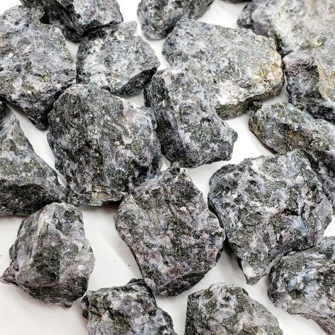 natural raw indigo gabbro stones