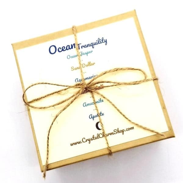 ocean crystals meditation gift set