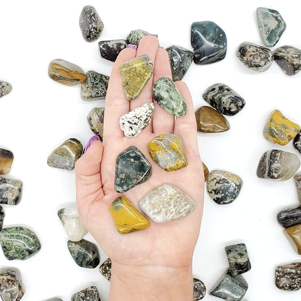 ocean orbicular jasper gemstones