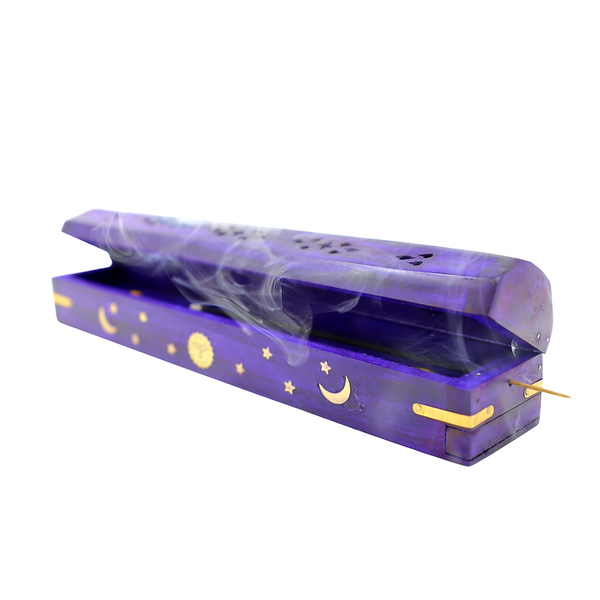 purple_wooden_coffin_moon_stars_incense_burner