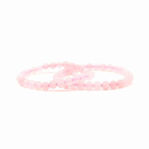 rose_quartz_healing_stone_bead_bracelet_set